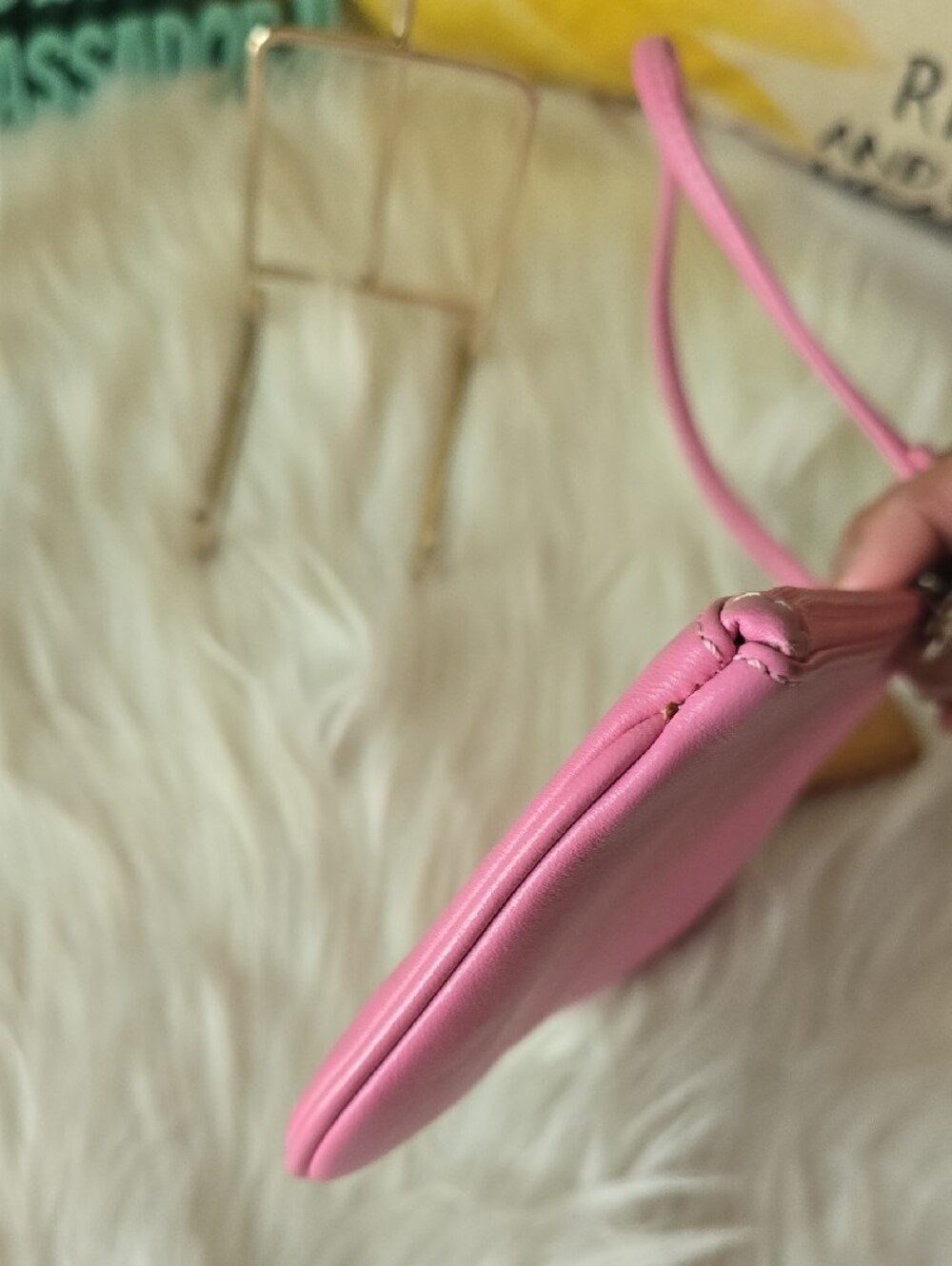 Coach Y2K BARBIE Pink Leather Wristlet Clutch EUC - Picture 11 of 14
